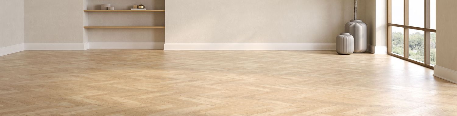 Laminatfußboden in Holzoptik
